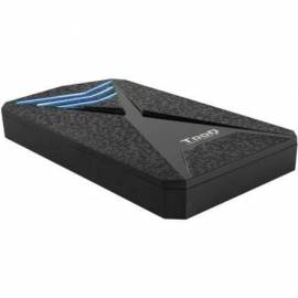 CAJA EXTERNA GAMING PARA DISCO DURO DE 2.5' TOOQ TQE-2550BL/ USB 3.1/ SIN TORNILLOS