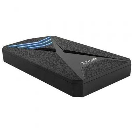 CAJA EXTERNA GAMING PARA DISCO DURO DE 2.5' TOOQ TQE-2550BL/ USB 3.1/ SIN TORNILLOS