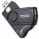 LECTOR DE DNI, TARJETAS INTELIGENTES, SD Y MICROSD TOOQ TQR-3012B/ USB 2.0/ NEGRO