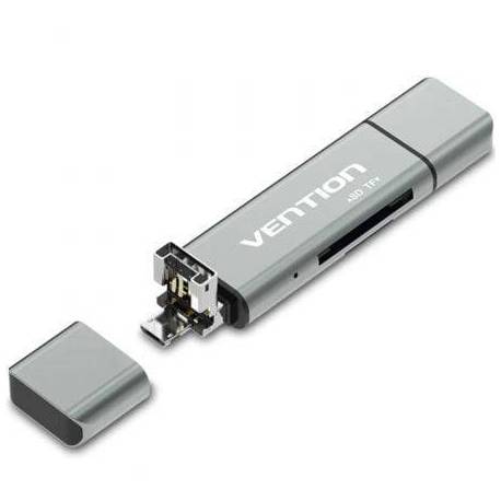 LECTOR DE TARJETAS EXTERNO VENTION CCJH0/ USB 2.0