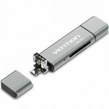 LECTOR DE TARJETAS EXTERNO VENTION CCJH0/ USB 2.0