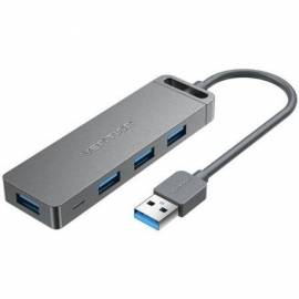 HUB USB 3.0 VENTION CHLHB/ 4XUSB/ 1XMICROUSB PD/ GRIS