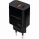 CARGADOR DE PARED NANOCABLE 10.10.2012/ 1XUSB/ 1XUSB TIPO-C/ 30W/ NEGRO