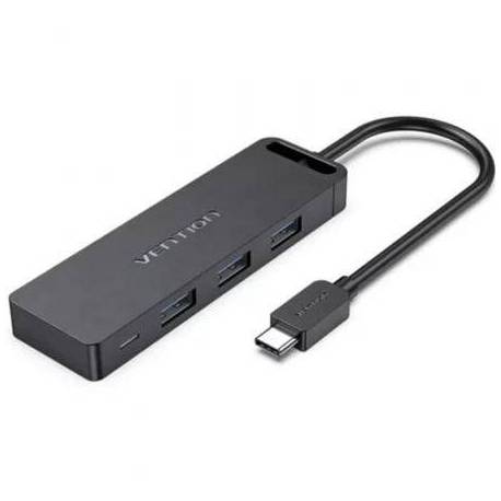HUB USB TIPO-C VENTION TGTBB/ 3XUSB/ 1XUSB TIPO-C/ 1X MICROUSB PD