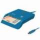 LECTOR DE DNI Y TARJETAS WOXTER PE26-197/ USB TIPO-C/ AZUL