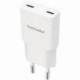 CARGADOR DE PARED NANOCABLE 10.10.2023/ 2XUSB TIPO-C/ 20W/ BLANCO