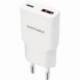 CARGADOR DE PARED NANOCABLE 10.10.2025/ 1XUSB TIPO-C/ 1XUSB/ 25W/ BLANCO