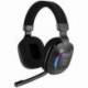 AURICULARES GAMING INALÁMBRICOS CON MICRÓFONO HIDITEC VORTEX ARGB/ JACK 3.5/ BLUETOOTH/ NEGROS