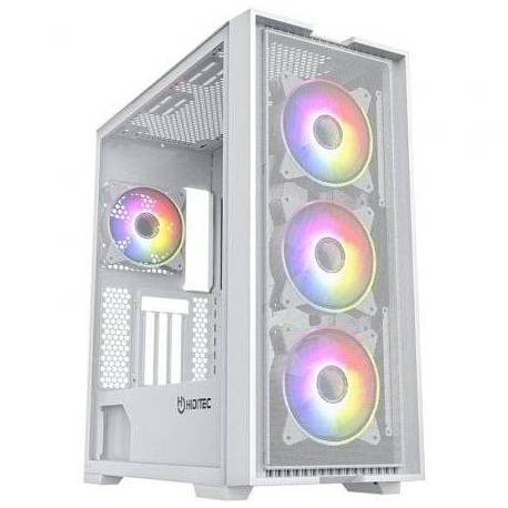 CAJA GAMING TORRE HIDITEC H2 AIR ARGB/ BLANCA