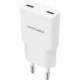 CARGADOR DE PARED NANOCABLE 10.10.2026/ 2XUSB TIPO-C/ 25W/ BLANCO