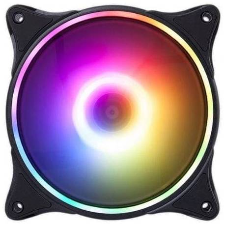 VENTILADOR HIDITEC N18 ARGB/ 12CM/ NEGRO
