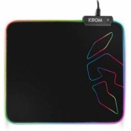 ALFOMBRILLA KROM KNOUT RGB CON ILUMINACIÓN LED/ 320 X 270 X 3 MM