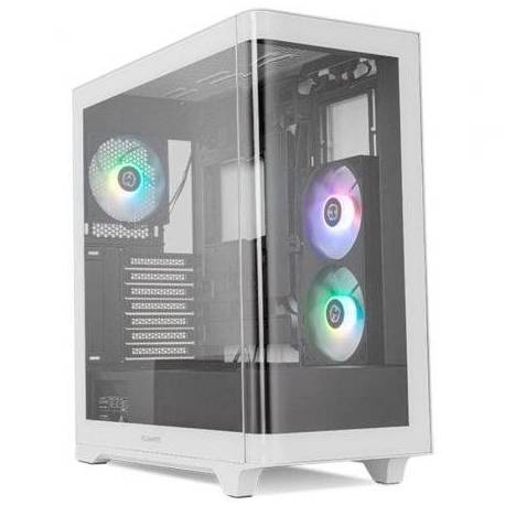 CAJA GAMING SEMITORRE NOX HUMMER ETHER/ BLANCA Y NEGRA