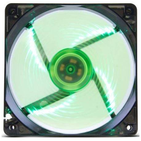 VENTILADOR NOX COOLFAN 120 LED/ 12CM/ VERDE