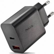 CARGADOR DE PARED GAN NGS ERA 30W/ 1XUSB TIPO-C/ 1XUSB/ 30W