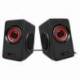 ALTAVOCES MARS GAMING MS1/ 10W/ 2.0/ ROJOS