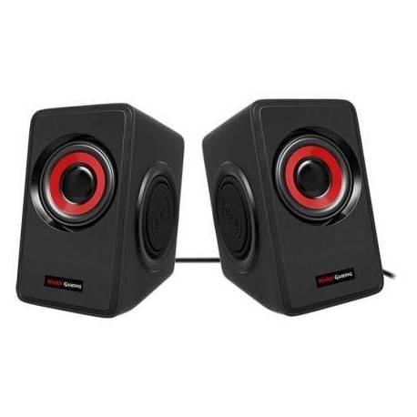 ALTAVOCES MARS GAMING MS1/ 10W/ 2.0/ ROJOS