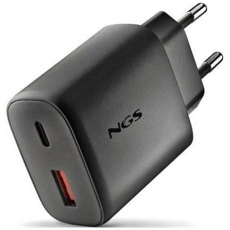 CARGADOR DE PARED GAN NGS ERA 45W/ 1XUSB TIPO-C/ 1XUSB/ 45W