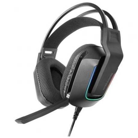 AURICULARES GAMING CON MICRÓFONO MARS GAMING MH-STRIKE/ JACK 3.5/ USB/ NEGROS