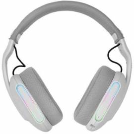 AURICULARES GAMING INALÁMBRICOS CON MICRÓFONO MARS GAMING MHWPRO/ JACK 3.5/ BLUETOOTH/ BLANCOS