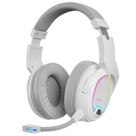 AURICULARES GAMING INALÁMBRICOS CON MICRÓFONO MARS GAMING MHW100/ JACK 3.5/ BLANCOS