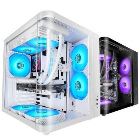 CAJA GAMING SEMITORRE MARS GAMING MC-CURV/ BLANCA