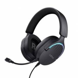 AURICULARES GAMING CON MICRÓFONO TRUST GAMING GXT 490 FAYZO/ USB 2.0/ NEGROS