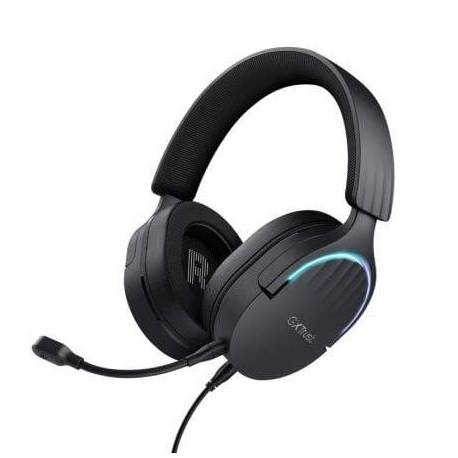 AURICULARES GAMING CON MICRÓFONO TRUST GAMING GXT 490 FAYZO/ USB 2.0/ NEGROS