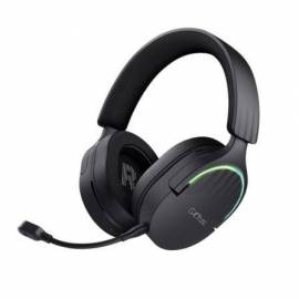AURICULARES GAMING INALÁMBRICOS CON MICRÓFONO TRUST GAMING GXT 491 FAYZO/ BLUETOOTH/ JACK 3.5/ NEGROS