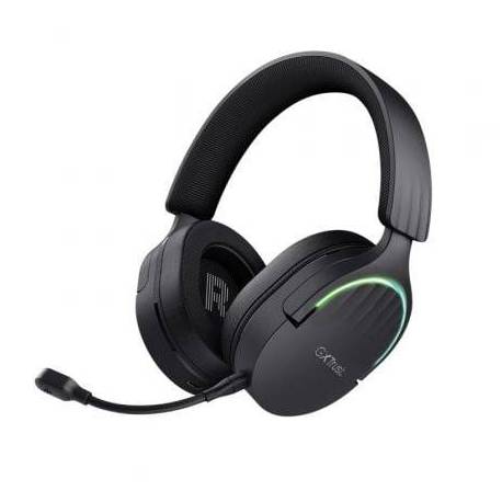AURICULARES GAMING INALÁMBRICOS CON MICRÓFONO TRUST GAMING GXT 491 FAYZO/ BLUETOOTH/ JACK 3.5/ NEGROS