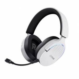 AURICULARES GAMING INALÁMBRICOS CON MICRÓFONO TRUST GAMING GXT 491 FAYZO/ BLUETOOTH/ JACK 3.5/ BLANCOS