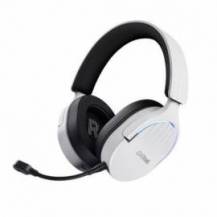 AURICULARES GAMING INALÁMBRICOS CON MICRÓFONO TRUST GAMING GXT 491 FAYZO/ BLUETOOTH/ JACK 3.5/ BLANCOS