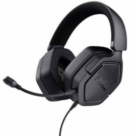 AURICULARES GAMING CON MICRÓFONO TRUST GAMING GXT 492 CARUS/ JACK 3.5/ NEGROS