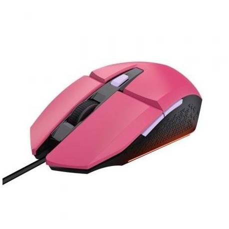 RATÓN GAMING TRUST GAMING GXT 109 FELOX/ HASTA 6400 DPI/ ROSA