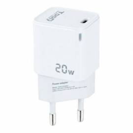 CARGADOR DE PARED TOOQ TQWC-PD20WT/ 1XUSB TIPO-C/ 20W/ BLANCO