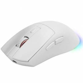 RATÓN GAMING INALÁMBRICO MARS GAMING MM-T3/ BATERÍA RECARGABLE/ HASTA 14400 DPI/ BLANCO