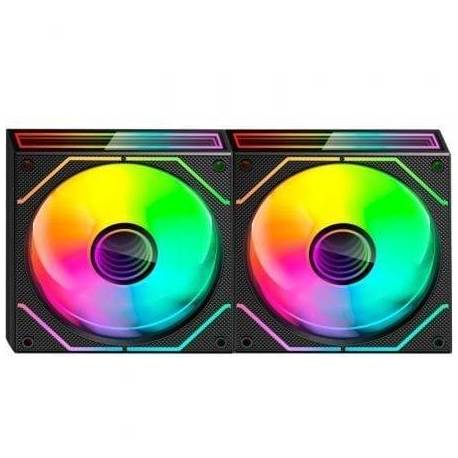 PACK 2 VENTILADORES MARS GAMING MF-3DPROX2R/ 12CM/ ARGB