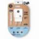 CARGADOR DE PARED TECH ONE TECH TEC2222/ 1XUSB TIPO-C + CABLE LIGHTNING/ 20W/ BLANCO