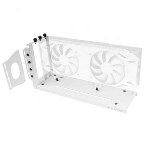 SOPORTE PARA TARJETA GRÁFICA MARS GAMING MCA-GCV/ COMPATIBILIDAD UNIVERSAL/ BLANCO