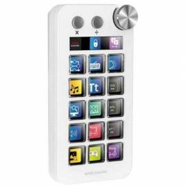 CONTROL DECK MARS GAMING MSD-NEO/ 15 TECLAS LCD/ 1 RUEDA/ 2 BOTONES/ BLANCO