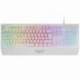 TECLADO GAMING SEMIMECÁNICO MARS GAMING MK124/ BLANCO