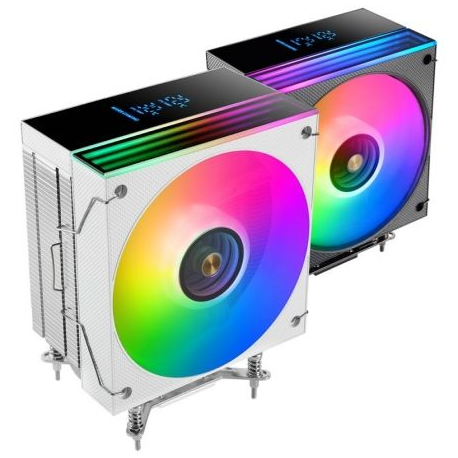 VENTILADOR CON DISIPADOR MARS GAMING MCPU-LCD/ 12CM/ BLANCO