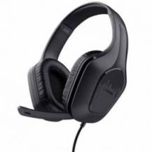 AURICULARES GAMING CON MICRÓFONO TRUST GAMING GXT 417 ZIROX/ JACK 3.5/ NEGROS