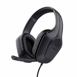 AURICULARES GAMING CON MICRÓFONO TRUST GAMING GXT 415 ZIROX/ JACK 3.5/ NEGROS