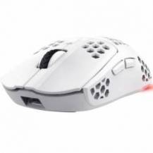 RATÓN GAMING INALÁMBRICO TRUST GAMING GXT 929 HELOX/ BATERÍA RECARGABLE/ HASTA 4800 DPI/ BLANCO
