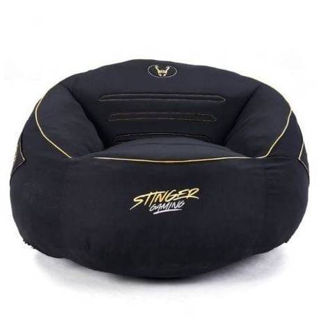 PUFF WOXTER STINGER GAMING/ CON RELLENO/ NEGRO Y DORADO
