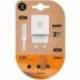 CARGADOR DE PARED TECH ONE TECH TEC2403/ 2XUSB + CABLE USB TIPO-C/ 12W/ BLANCO