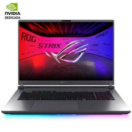 PORTÁTIL GAMING ASUS ROG STRIX G18 (2025) G815JMR-S8051 INTEL CORE I7-14650HX/ 32GB/ 1TB SSD/ GEFORCE RTX 5060/ 18'/ SIN