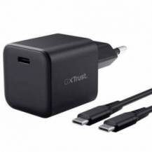 CARGADOR DE PARED GAN TRUST GAMING GXT 1258 SWITCH 2/ 1XUSB TIPO-C/ INCLUYE CABLE USB TIPO-C/ 65W