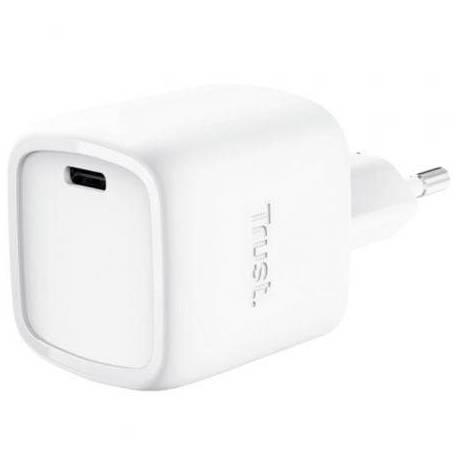 CARGADOR DE PARED GAN TRUST MAXO 30W/ 1XUSB TIPO-C/ 30W